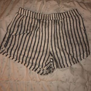 Pin striped forever 21 shorts